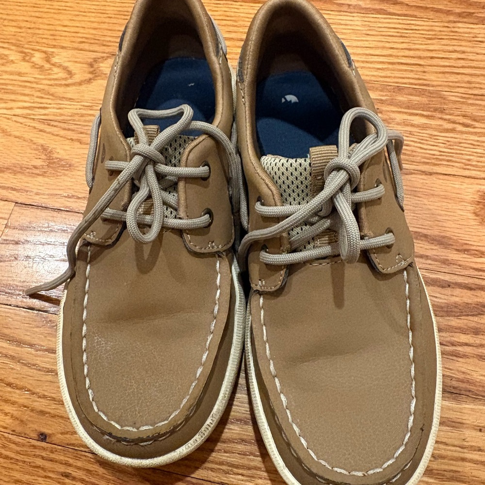 Boys Sperry size 1 Casual Boat Shoes in Tan